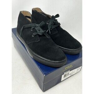 Polo Ralph Lauren Chukka Ankle Boots Mens 11 D Black Suede Joplin